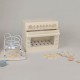 Cream Wooden oven