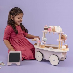Carrito de Helados de Madera Sweet Treats