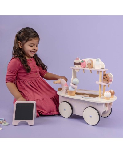 Carrito de Helados de Madera Sweet Treats
