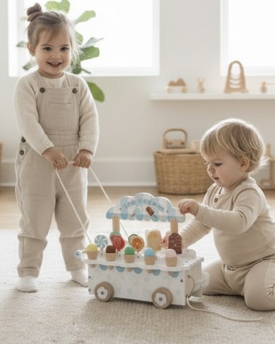 Carrito de Helados de Madera Frosty Fun