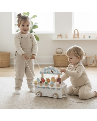 Carrito de Helados de Madera Frosty Fun