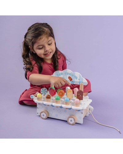 Carrito de Helados de Madera Frosty Fun