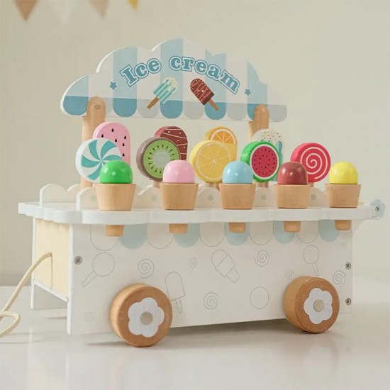 Carrito de Helados de Madera Frosty Fun