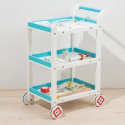 Carrito de Médico Junior: Set de Cuidado y Juego