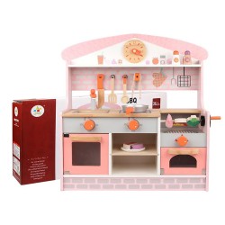 Cocinita de Madera Rosa Chef Dreams