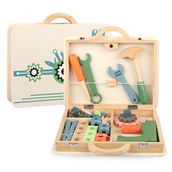 Maletín de Herramientas de Madera Constructor Junior