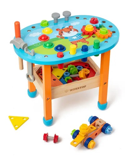 Banco de Trabajo Infantil Multicolor