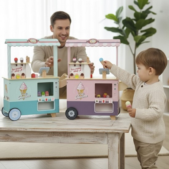 Carrito de Helados de Juguete - Diversión Pastel